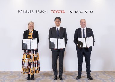 Toyota Motor Corporation aims to join Daimler Truck and Volvo Group as equal shareholder in the fuel cell joint venture cellcentric