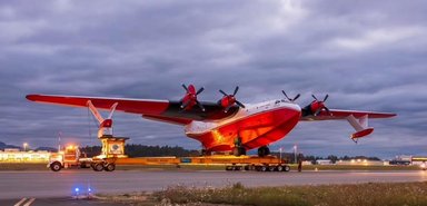 Western Star Transports Martin Mars Bomber to British Columbia Aviation Museum